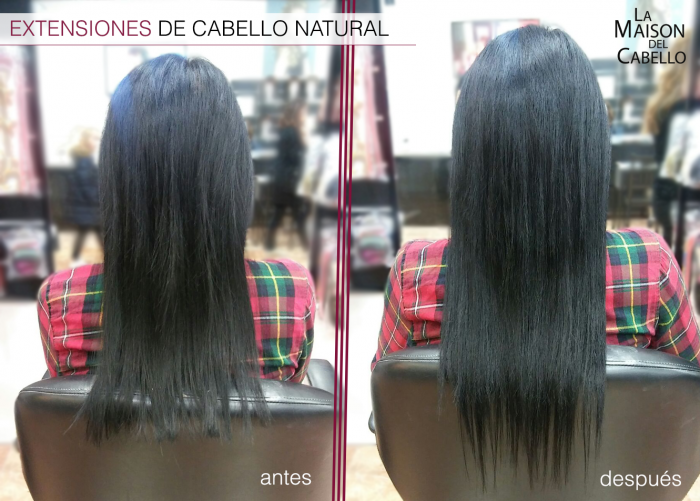 extensiones naturales antes y despues