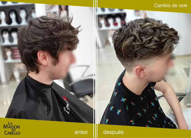 cambio de look antes y después