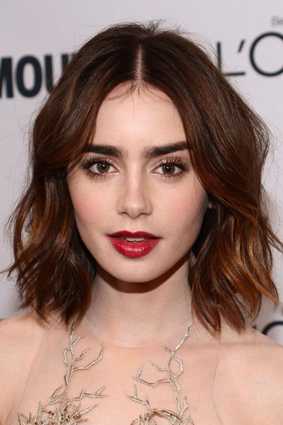 Lily Collins Navidad