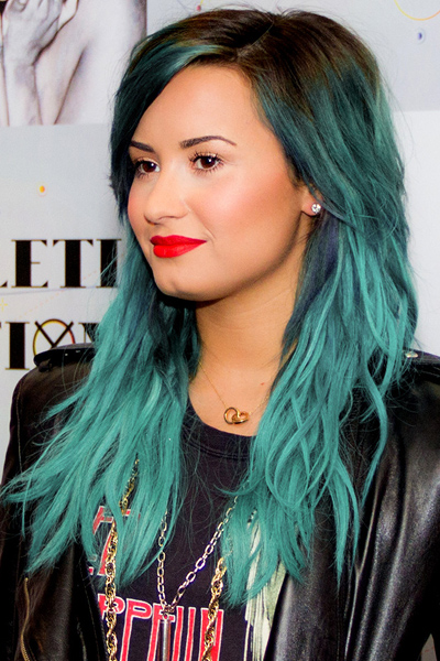 Blue Monday Hair Pelo Azul Demi Lovato