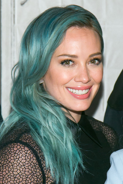 Blue Hair Monday Pelo Azul Hilary Duff