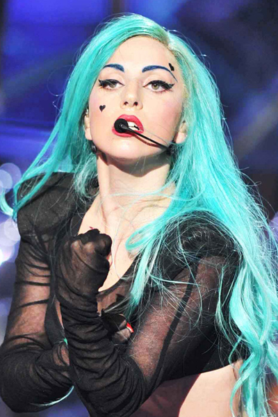 Blue Hair Monday Pelo Azul Lady Gaga