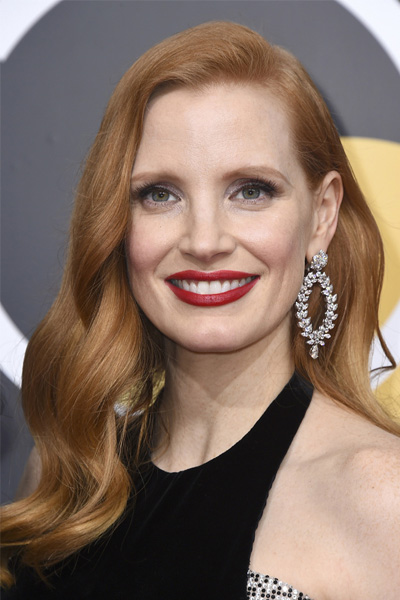 Jessica Chastain Globos de Oro Golden Globes