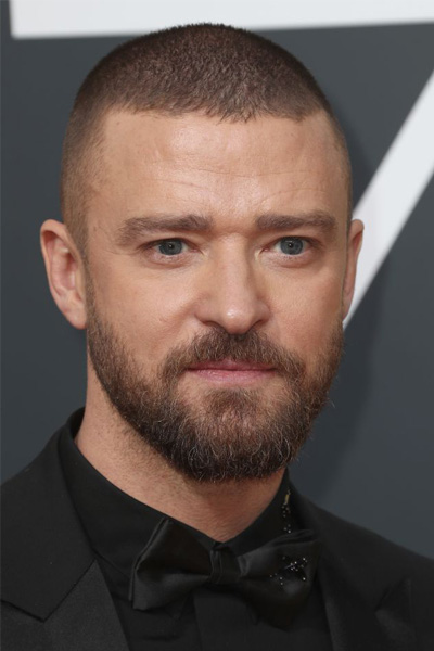 justin timberlake raparse el pelo buzz beard